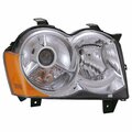 Disfrute Right Lens & Housing Headlamp for 2008-2010 Jeep Grand Cherokee DI3643068